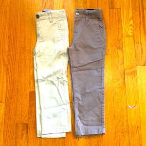 Tommy Hilfiger little boys size 4 and Volcom little boys size 4t khakis bundle